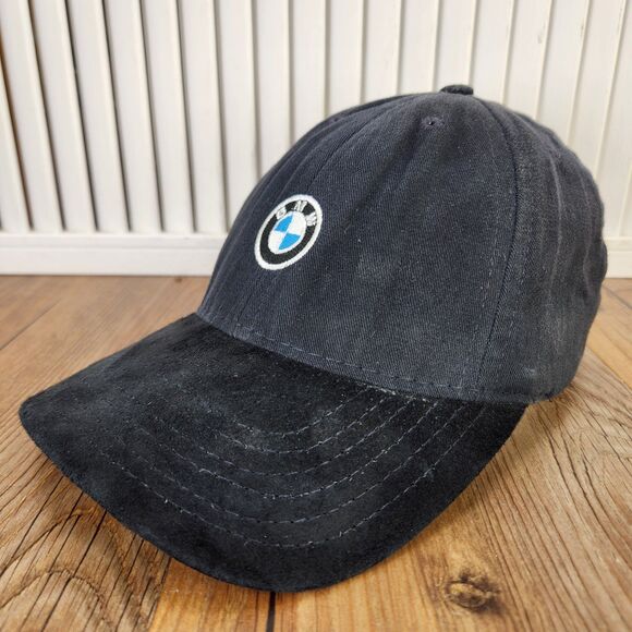 VTG BMW Lifestyle Made in USA Hat Cap Black Strapback Dad Cars Motorsports Logo